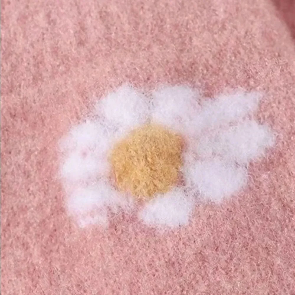 Pink Flower Gloves